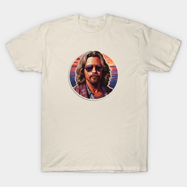 The Big Lebowski - Dude with Sunglasses - Movies - 90s - Pop Culture T-Shirt by Forgotten Flicks